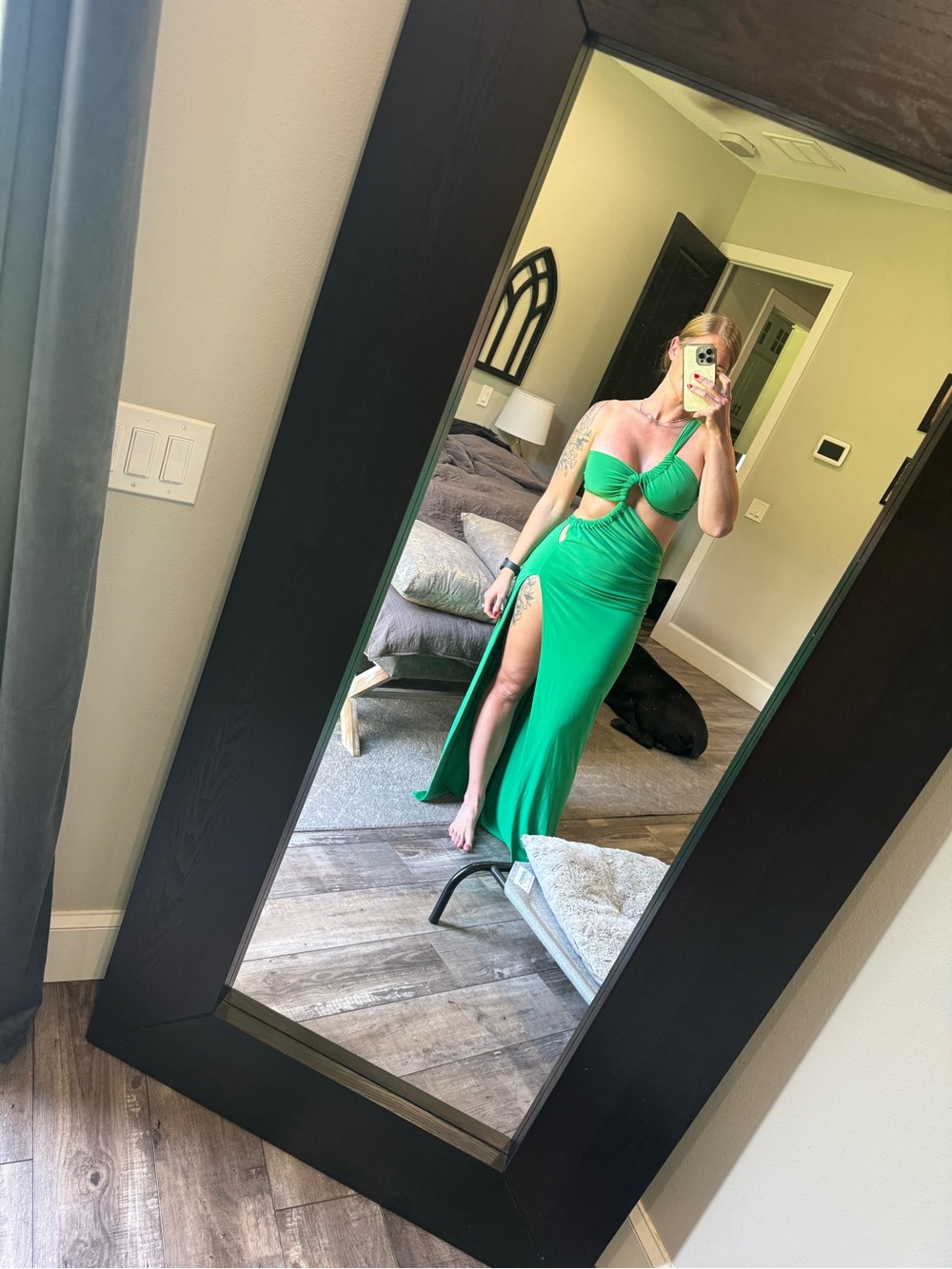 Melani the Label green medium maxi dress - Picture 6 of 6